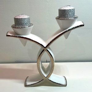 RARE Vintage Gmundner Keramik Sculptural Votive Candle Holder Made in Austria